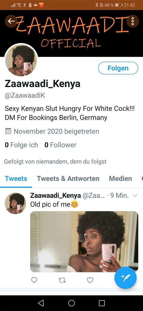 Tw Pornstars Zaawaadi 🇰🇪 I Am 🇩🇪 Twitter 🚫⛔again Fake Account This Is Not Me Dont