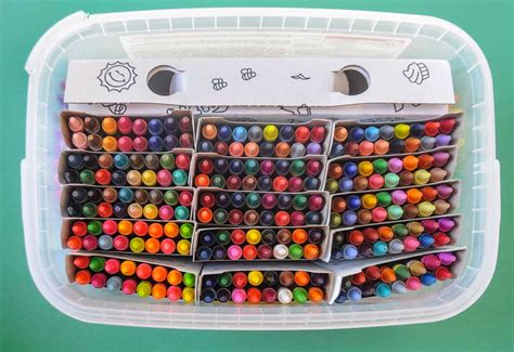 240 Count Crayola Crayon Tub Jennys Crayon Collection