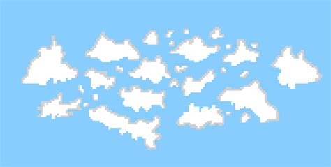 Clouds Pixel Art Maker