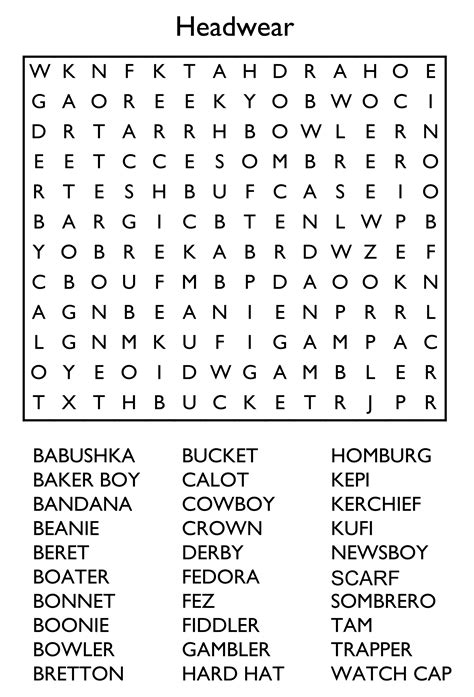 Make Your Own Printable Word Search