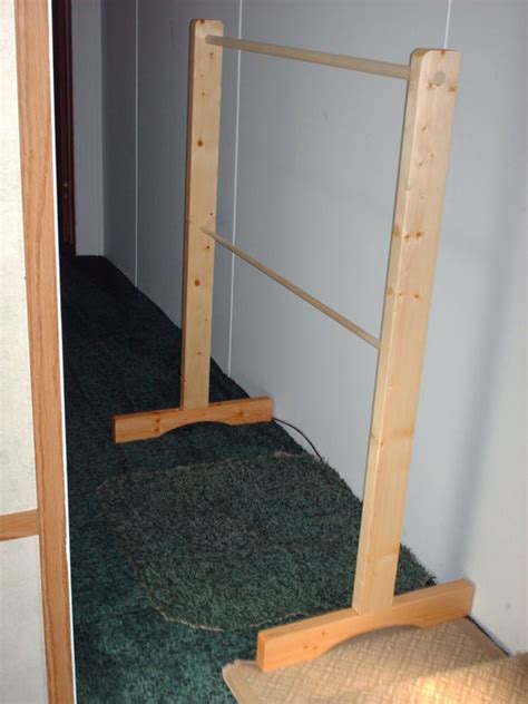 Two by fours & nails. portable yard sale clothes rack - by cobra5 @ LumberJocks.com ~ woodworking community