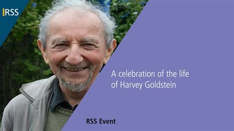 A Celebration Of The Life Of Harvey Goldstein Youtube
