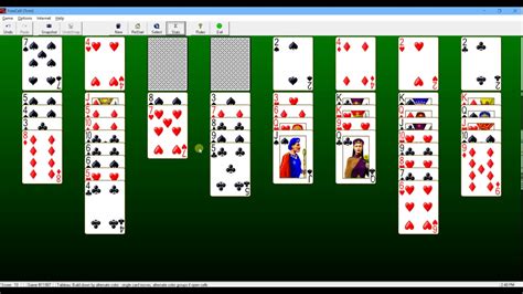The first pile (left to right) includes one card, the second pile includes two cards, the third pile includes three cards, etc., so that the last pile has seven cards. How to Play FreeCell Solitaire - YouTube