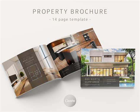 Luxury Property Brochure Real Estate Brochure Template Real Etsy