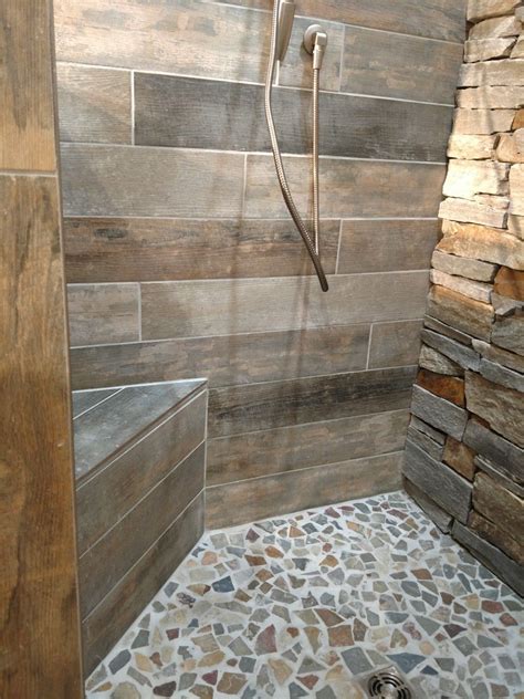 Purple small bathroom design photo. Best Tile Walk In shower ideas for small bathrooms ...