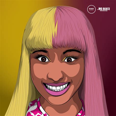 Nicki Minaj Cartoon Cool Cartoons Logo Sticker Girl Wallpaper South