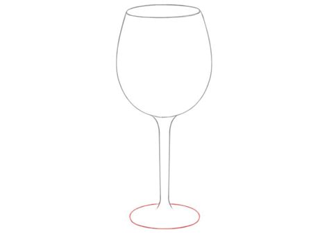 How To Draw A Wine Glass Really Easy Drawing Tutorial