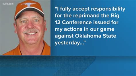 Ut Head Softball Coach Apologizes After Reaction During Game Against