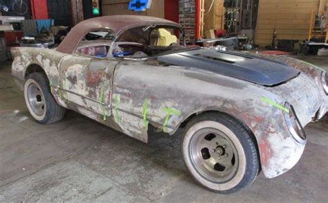 Hot Rod Potential 1954 Chevrolet Corvette Barn Finds