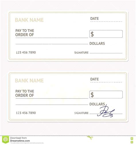 Professional Blank Business Check Template Blank Check Business Checks