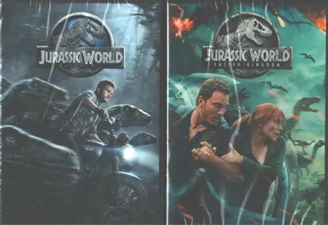 Jurassic World 1 2 Double Fallen Kingdom Chris Pratt Bryce Dallas Howard New Dvd 2799 Picclick