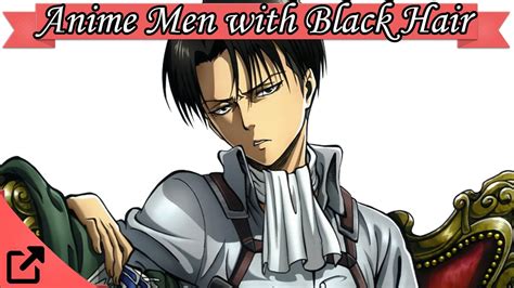 Top 20 Anime Men Boys With Black Hair Youtube