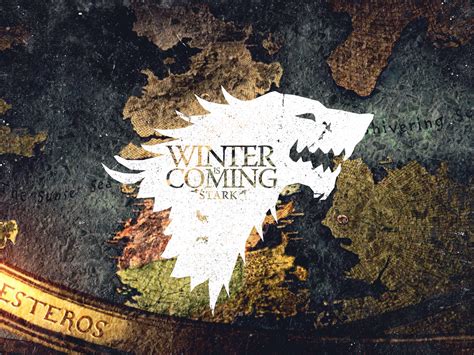 Crest Game of Thrones Winter is Coming direwolf House ...