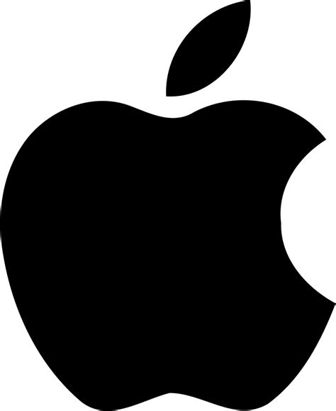 Apple Logo Svg Png Icon Free Download 148700 Onlinewebfontscom