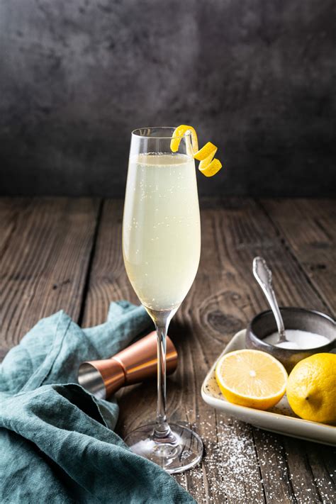French 75 Cocktail Recipe Food Faith Fitness