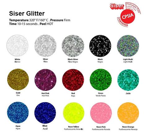 5 Sheets Siser Glitter Heat Transfer Vinyl 98 By Milansignsupply