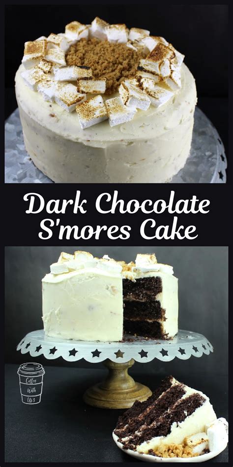 Dark Chocolate Smores Cake Recipe Smores Cake Desserts Easy Cake