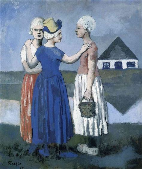 The Three Dutchwoman 1905 Pablo Picasso WikiArt Org