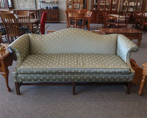 Ethan Allen Camelback Sofa New England Home Furniture Consignment