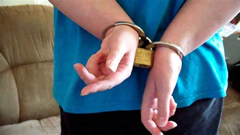 Proof Its Impossible To Get Out Of The Modified Pair Of Fake Handcuffs