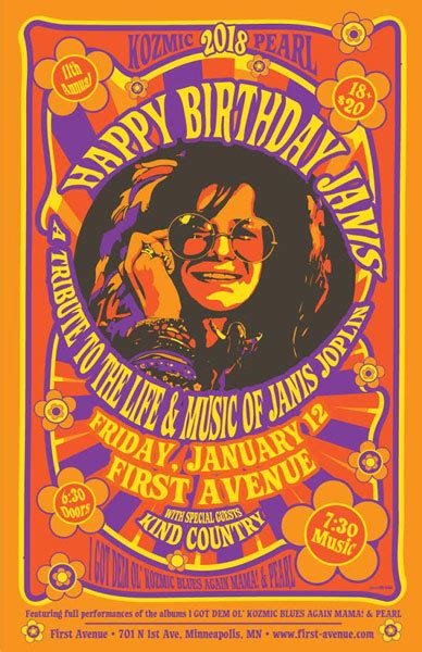 Happy Birthday Janis ★ Mainroom First Avenue