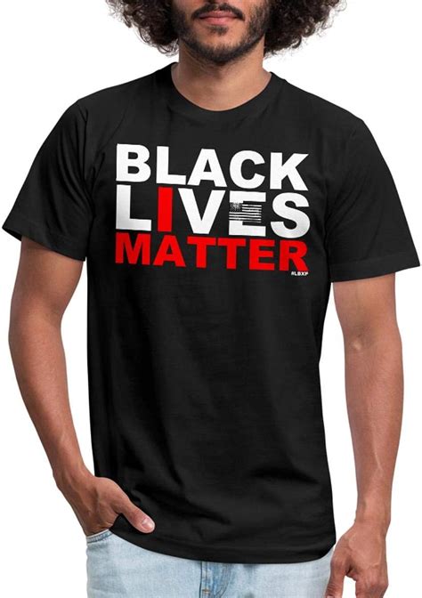 Black Lives Matter Mens Jersey T Shirt Clothing