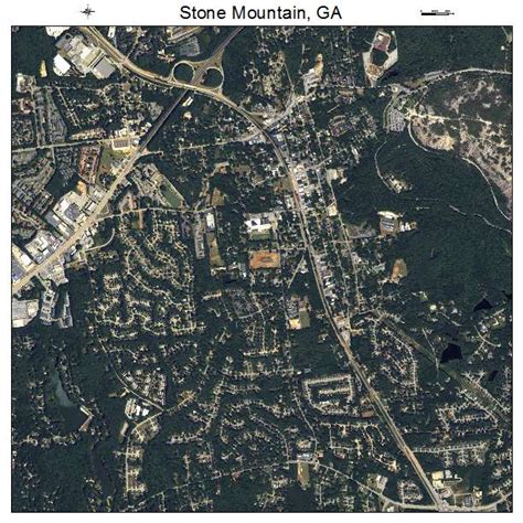 Aerial Photography Map Of Stone Mountain Ga Georgia