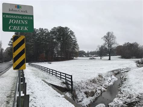 Winter Storm Johns Creek Monitoring Road Conditions Johns Creek Ga