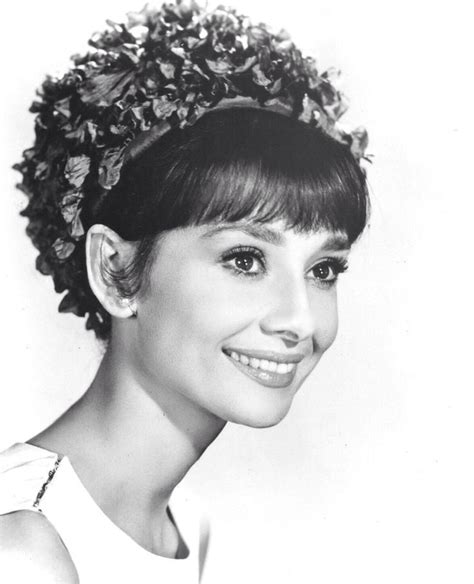 The Actress Audrey Hepburn Photographed By Bud Fraker At A Studio In
