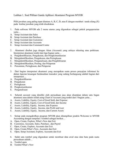 Yuk Cek 11+ Contoh Soal Teori Akuntansi Perusahaan Dagang Beserta