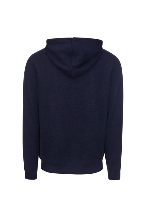 Eastside Golf Men's Merino Wool Blend Hooded Sweater Midnight