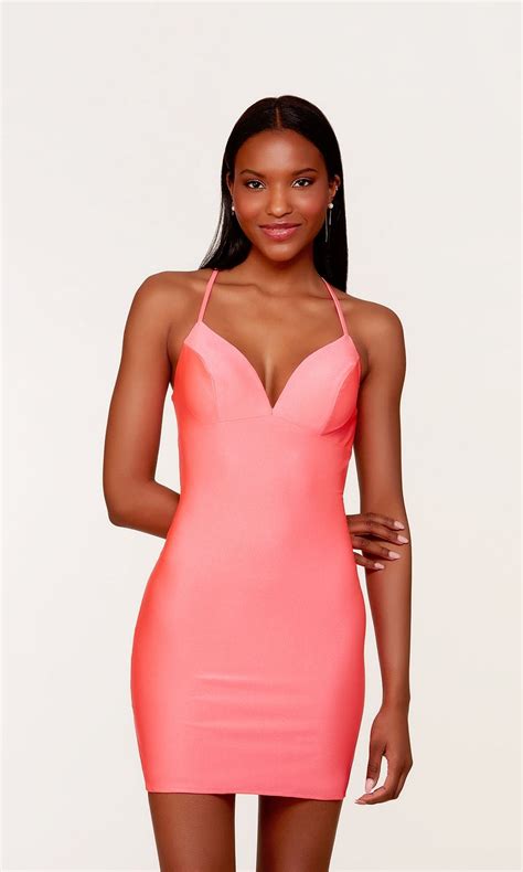 backless bright short homecoming dress promgirl