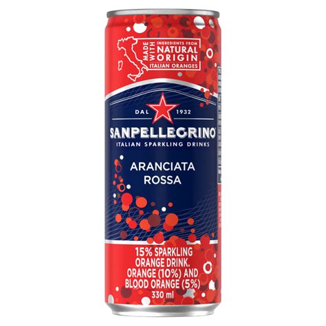 Sanpellegrino Italian Sparkling Drinks Blood Orange 330ml Italian