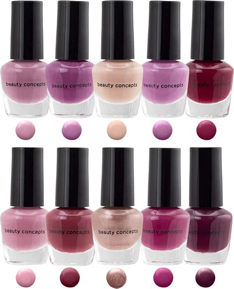 Bc Beauty Concepts Nail Polish Set 10 Mini Nail Polish Colors