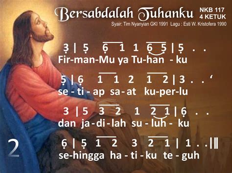 KidungOnline.com - NKB 117 BERSABDALAH, TUHANKU