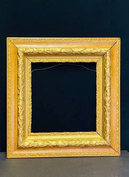 Large Antique Gold And Wood Frame Elkader Auction House