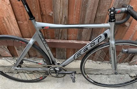 Felt Bicycle Tk3 Grey Single Speed Aluminum And Carbon Size 56cm