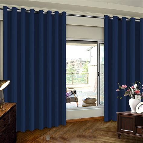 It is all about offering protection without taking away freedom to enjoy the countless rich interiors sport a curved sofa and beautiful drapes along with sliding glass doors in the backdrop. Blackout Curtain for Sliding Door - Patio Door Curtains ...