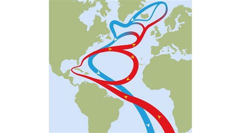 Er ist teil eines globalen maritimen strömungssystems, das oft als globales förderband bezeichnet wird. Der Golfstrom - Karte zum Einsatz im Geographieunterricht