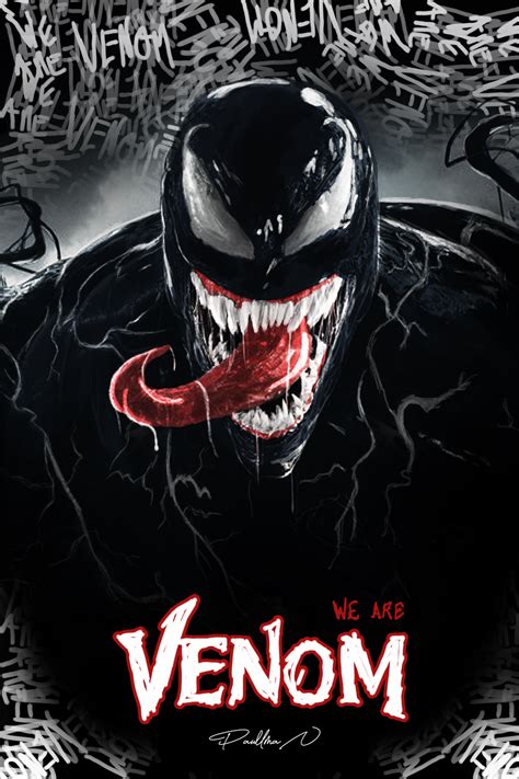 We Are Venom Digital Painted Poster Posterspy