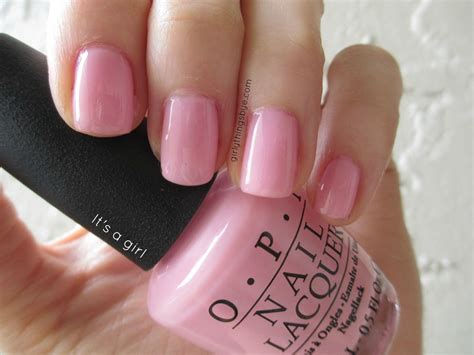 Opi Its A Girl Baby Pink Nails Pink Nail Polish Colors Pink Nail