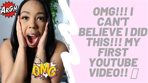 Omg I Can T Believe I Did This My First Youtube Video 💖 Youtube