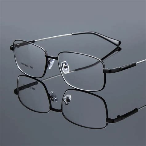 Man Memory Titanium Myopia Glasses Optical Classic Men Eyeglasses Frame Flexiable Spectacle