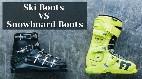 Comparing Ski Boots Vs Snowboard Boots Whats The Difference