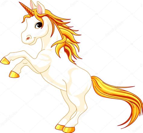 Download the transparent clipart and use it for free creative project. Rearing up unicorn — Stock Vector © Dazdraperma #3682117