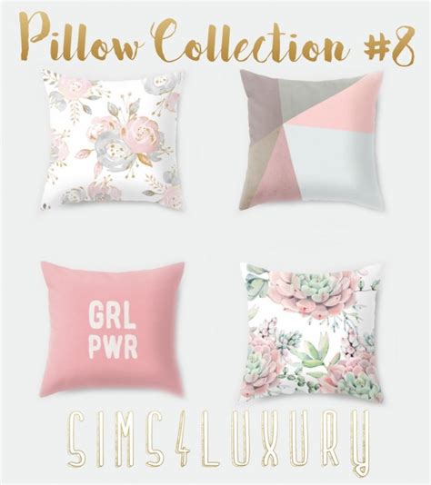 Sims4luxury Pillow Collection 8 • Sims 4 Downloads
