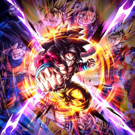 Son Goku Dragon Ball Absurdres Highres Tagme Angry Energy Punching Red Fur Super Saiyan