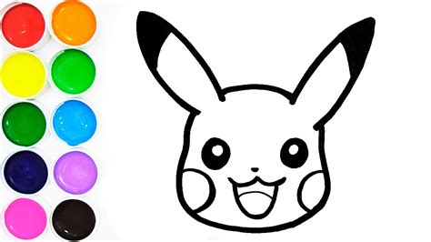 Como Dibujar Y Colorear A Pikachu De Pokemon Dibujos Faciles Para