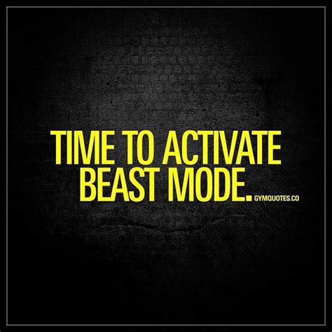Beast Mode On Workoutquote Fitness Motivation Quotes Gym