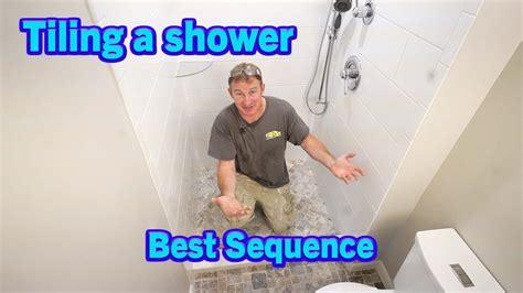 Tiling A Shower Sequence PLAN LEARN BUILD YouTube